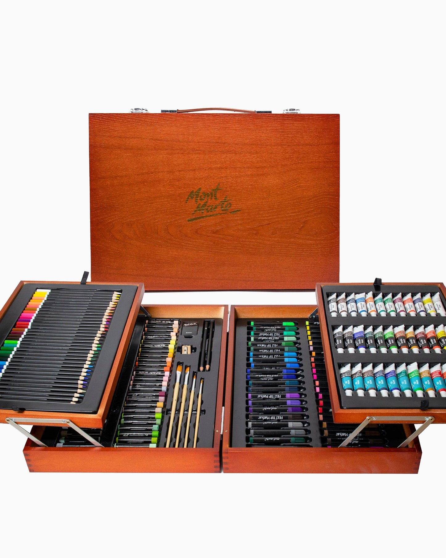Mont Marte Künstlerkoffer – 174-teiliges Set für Malerei & Zeichnen - SETL