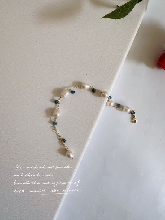 Elegantes Armband aus Süßwasserperlen - SETL