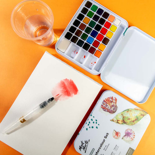 Mont Marte Premium Aquarellfarben Set - 24 / 36 Farben - SETL