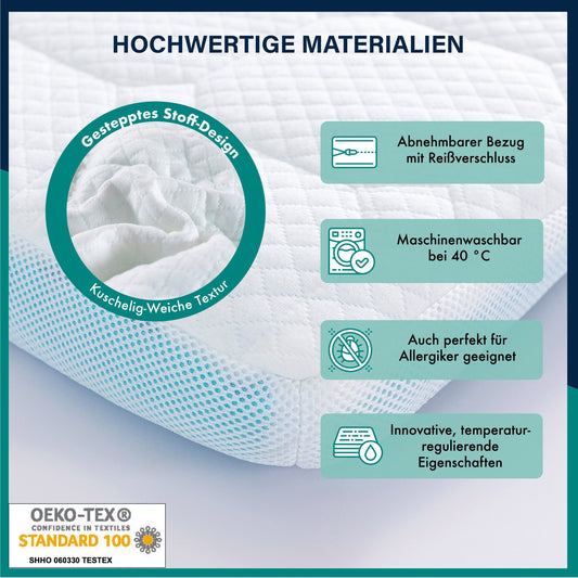 MyComfy Gelschaum Topper THEO - 7cm, 7 Zonen - SETL