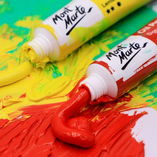 Mont Marte SIGNATURE Ölfarben Set – 24 x 12 ml - SETL