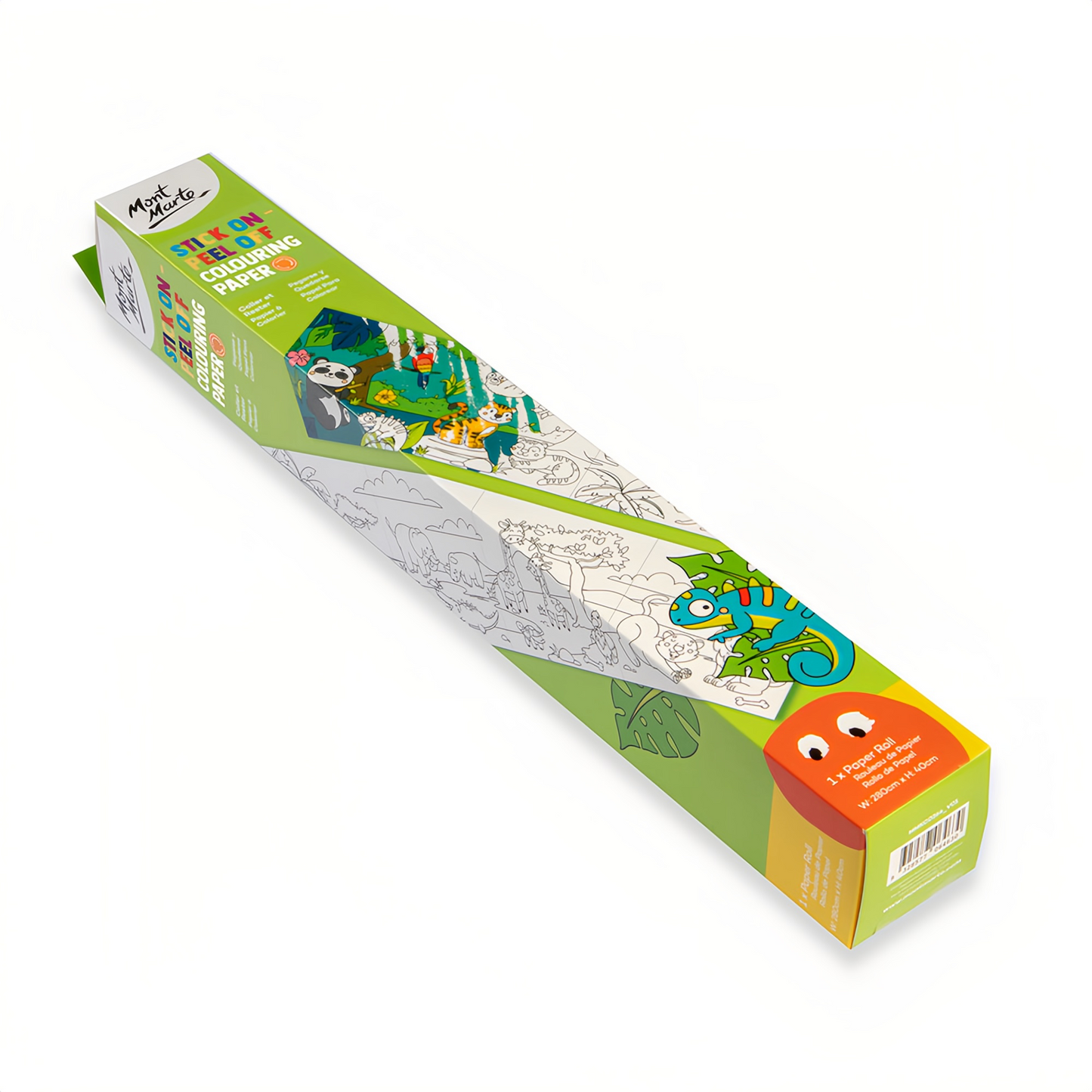 Mont Marte Zeichenrolle – Jungle Safari, 280x40cm, selbstklebend - SETL