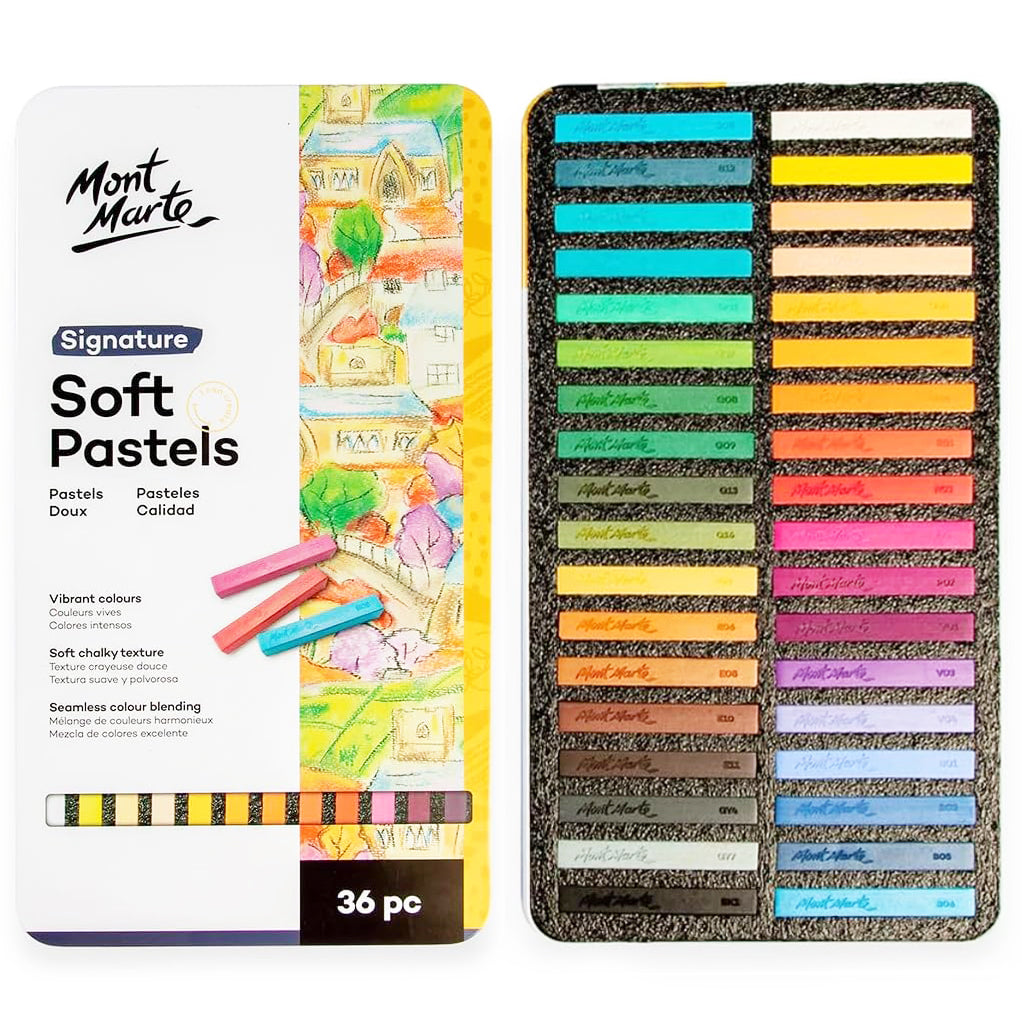 Mont Marte Pastellkreiden Set - 36 /  72 Farben - SETL