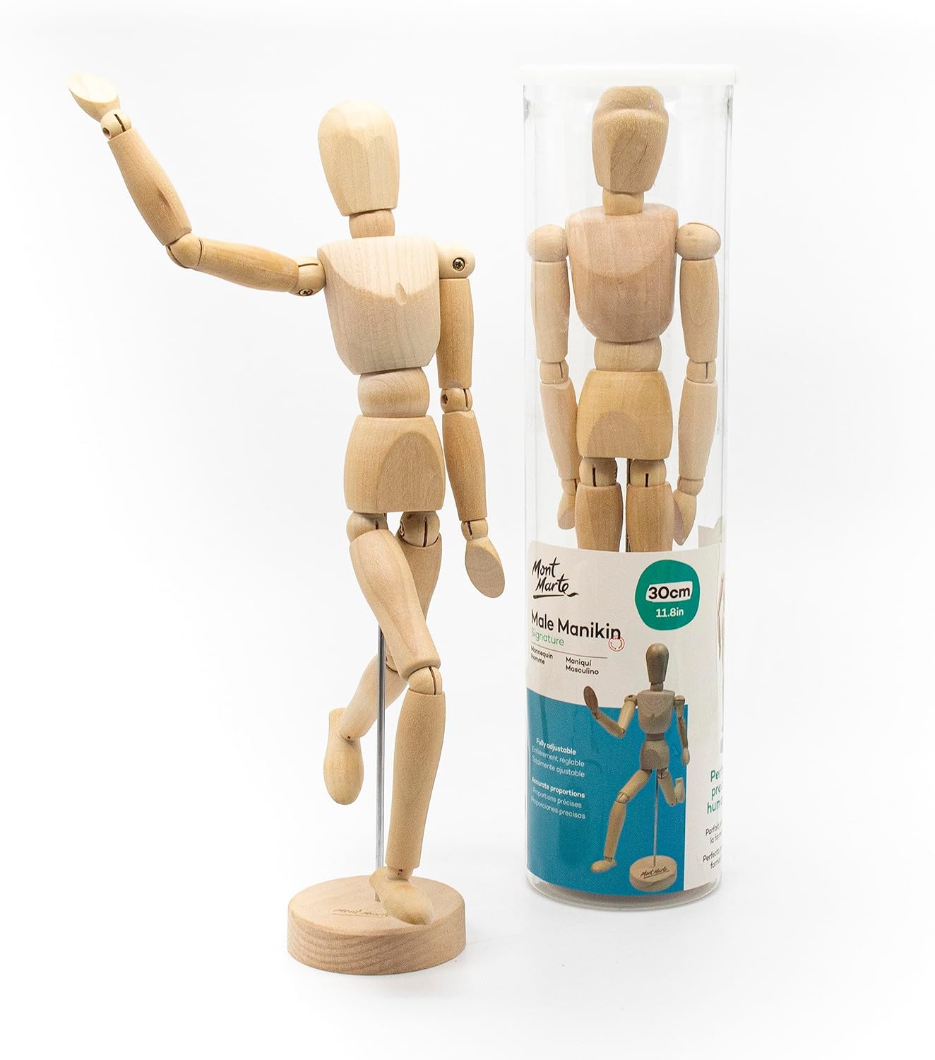 Mont Marte Gliederpuppe - 30cm hoch - SETL