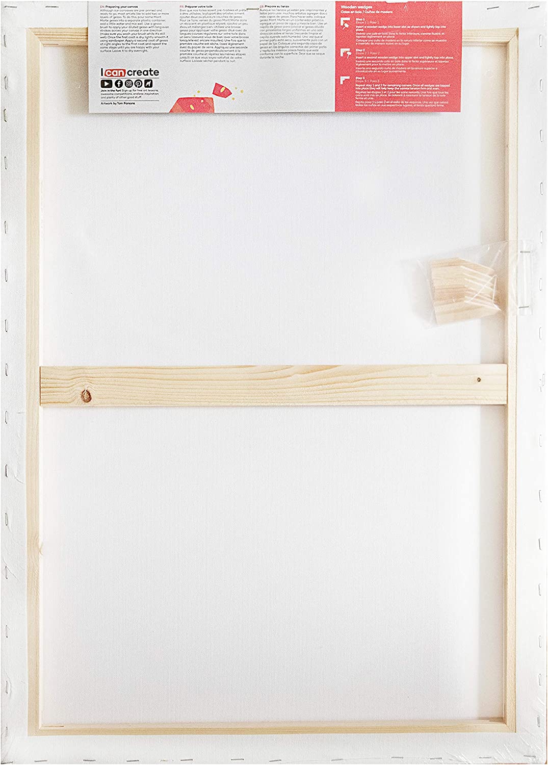 Mont Marte Signature Single Thick Leinwand – umweltfreundlich grundierte Baumwolle