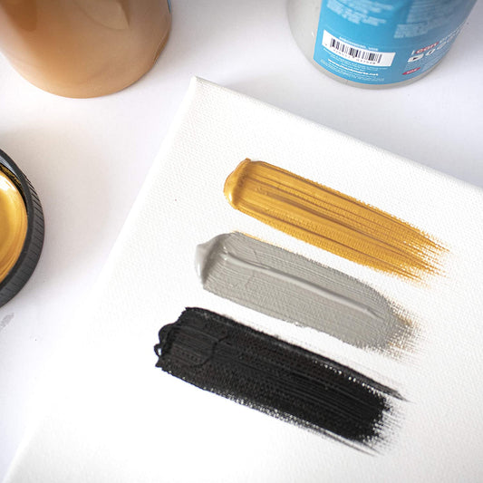 Mont Marte Keilrahmen 5 Stk. - 20 x 20 cm - mit Leinwand aus Baumwolle - SETL