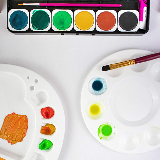Mont Marte Mischpalette – Ideal für Gouache, Acrylfarben und Wasserfarben - SETL