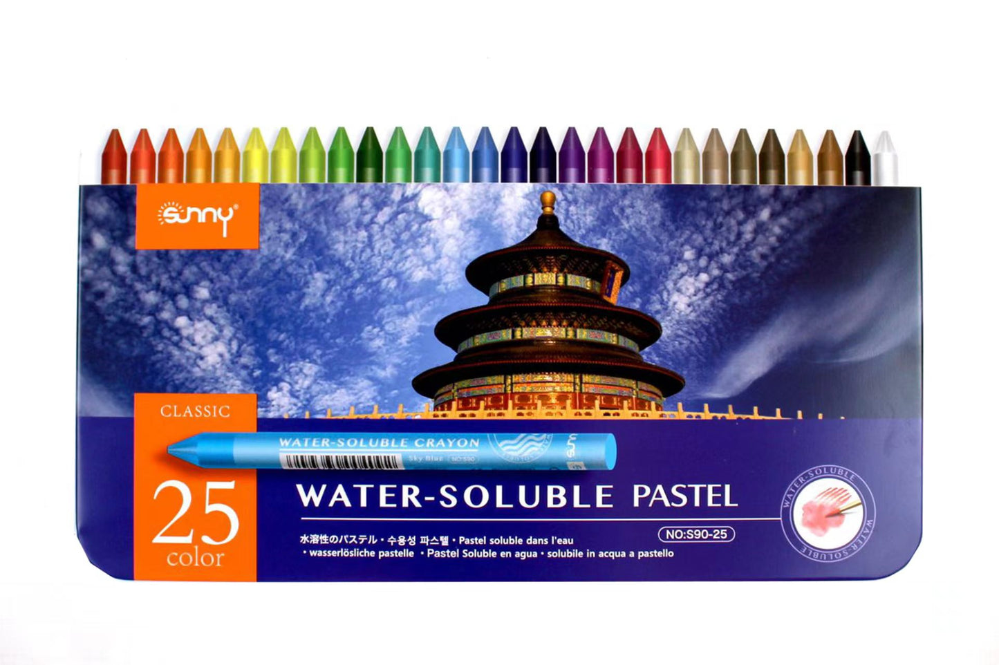 Sunny Aquarelle Pastellkreide - 12 / 25 Farben - SETL