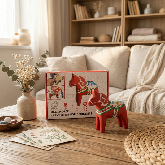 Beaver Craft Dala-Pferde-Schnitzset - SETL
