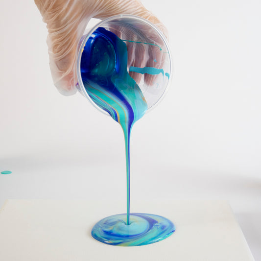 Mont Marte Pouring Set - Marina - 4x120ml in Flaschen - SETL