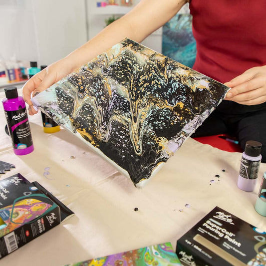 Mont Marte SuperCell® Pouring Set - Night Sky - 4x60ml in Flaschen - SETL