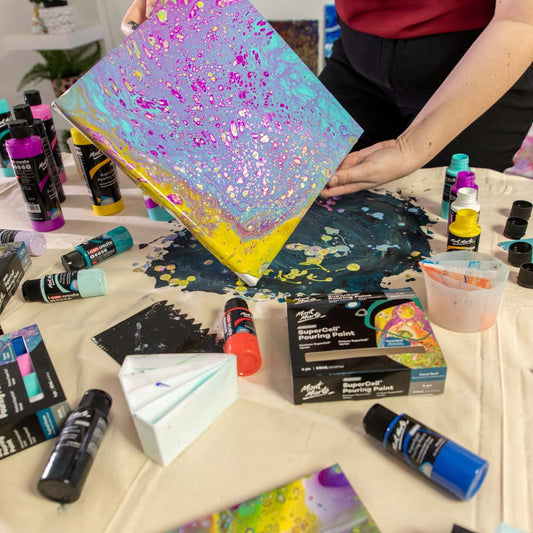 Mont Marte SuperCell® Pouring Set - Coral Reef - 4x60ml in Flaschen - SETL