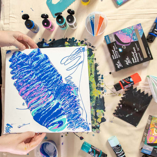 Mont Marte SuperCell® Pouring Set - Tropical Ocean - 4x60ml in Flaschen - SETL