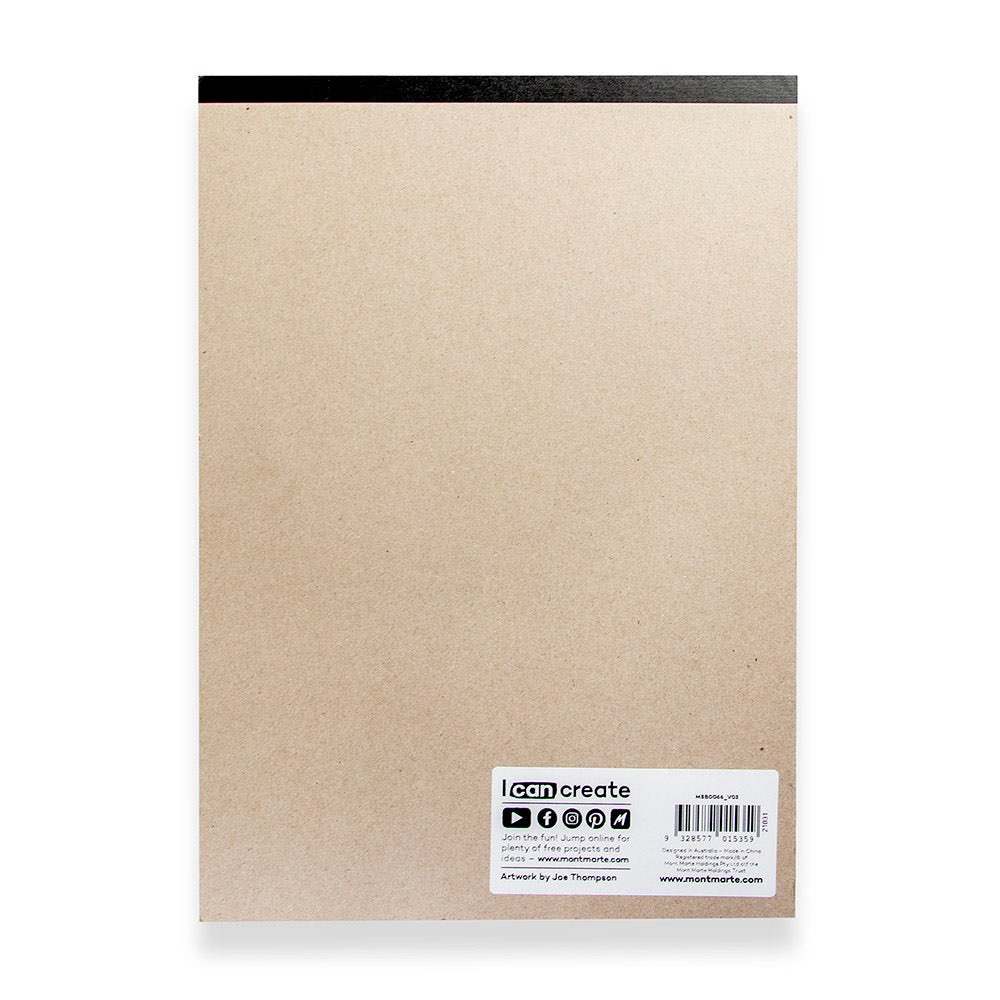 Mont Marte Aquarellblock 300 g/m² – 12 Blatt, A4