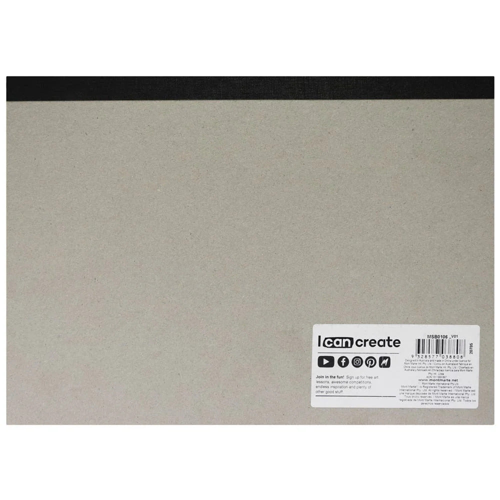 Mont Marte Skizzenblock 110 g/m² – 30 Blatt, A3/A4