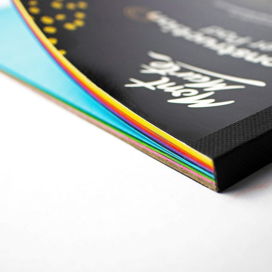 Mont Marte Signature Bastelpapier Block – 50 Blatt in 10 Farben, A4 / A5 - SETL