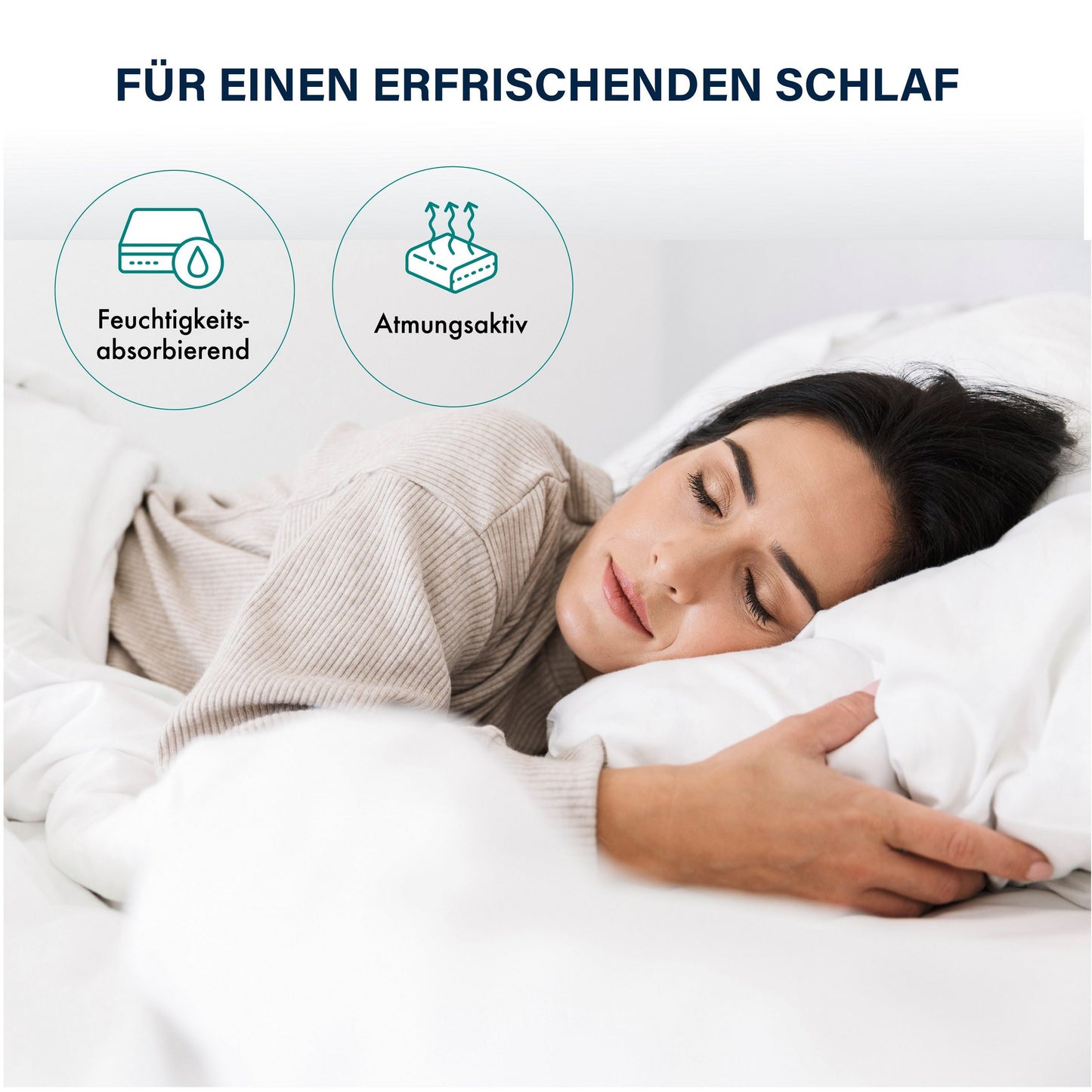 MyComfy Gelschaum Topper THEO - 7cm, 7 Zonen - SETL