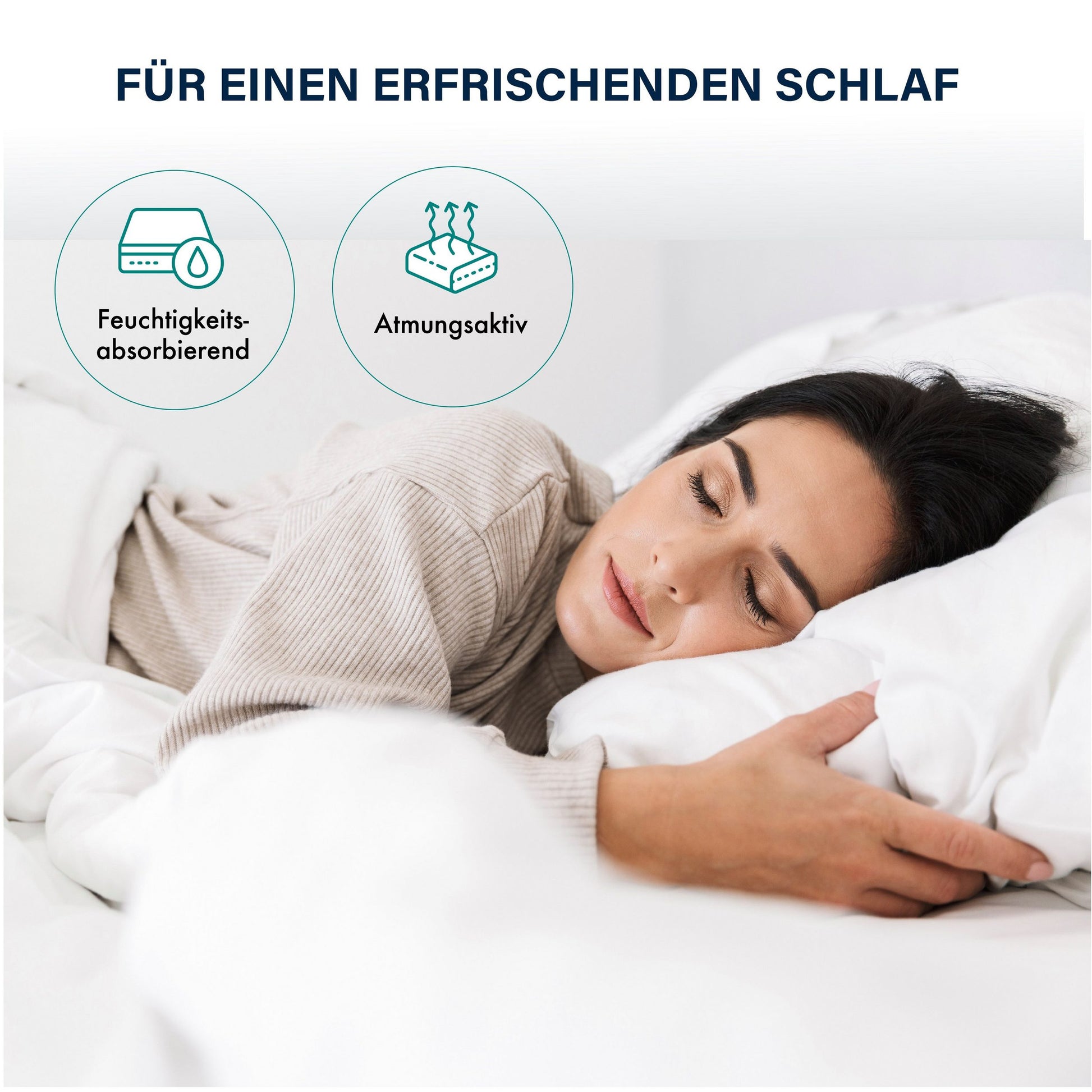 MyComfy Gelschaum Topper THEO - 7cm, 7 Zonen - SETL