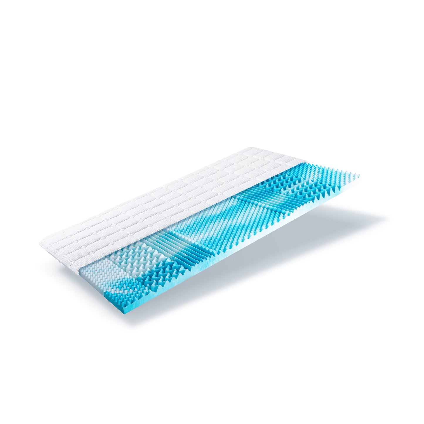 MyComfy Gelschaum Topper THEO - 7cm, 7 Zonen - SETL