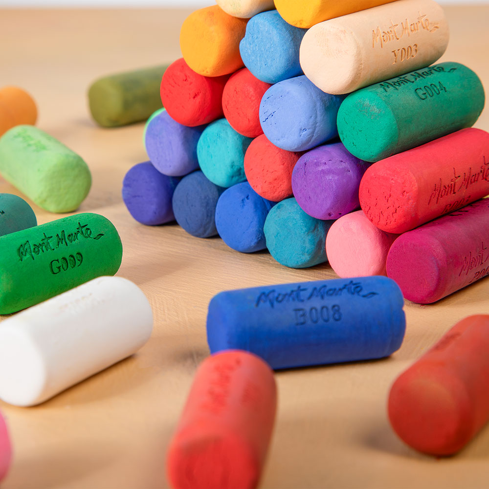 Mont Marte Softpastell Halbkreiden Premium 48 / 72 Farben - SETL