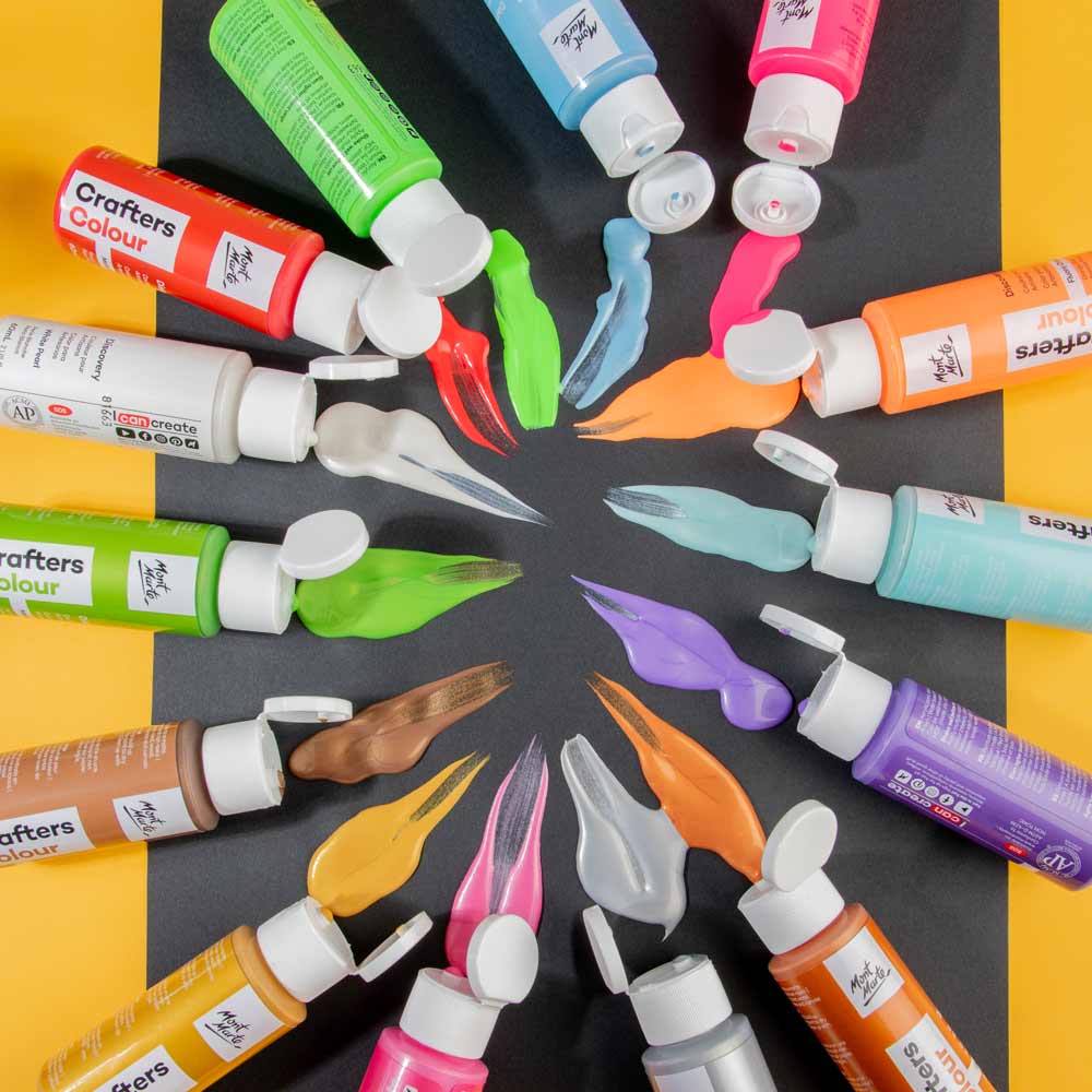 Mont Marte Crafters Colour Set – 14 x 60 ml - SETL