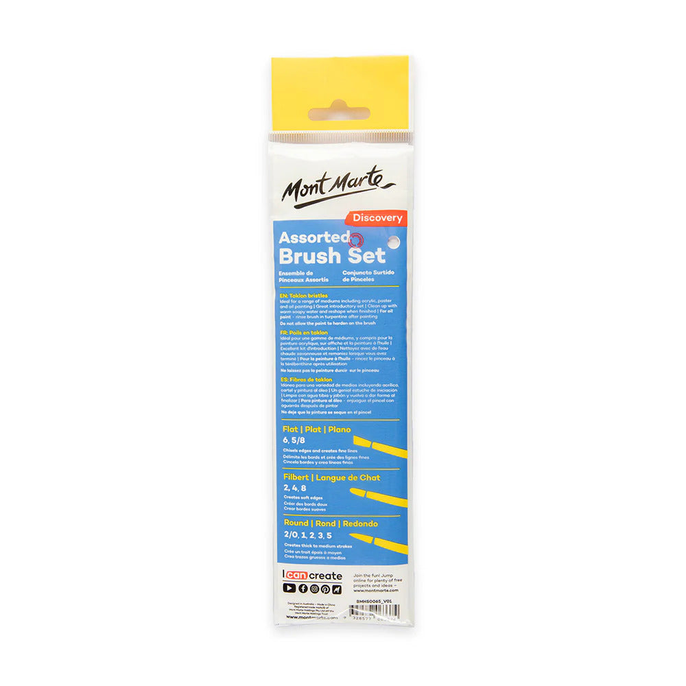 Mont Marte Discovery Pinselset 10-teilig