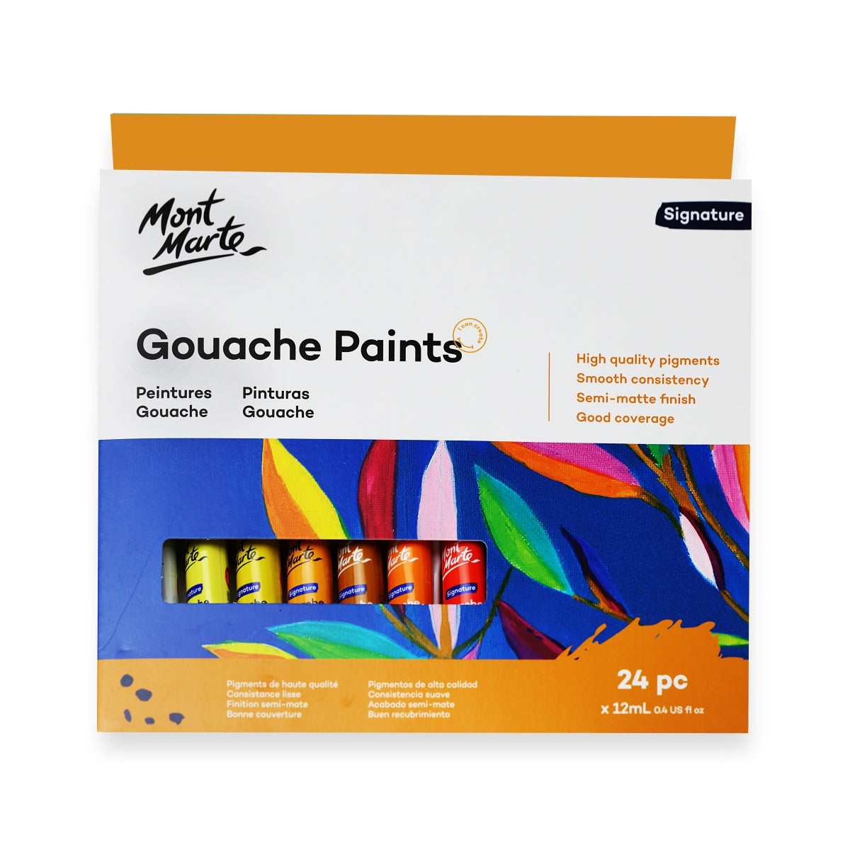 Mont Marte Gouachefarben Set Premium – 12 /24 x12ml in Tuben - SETL
