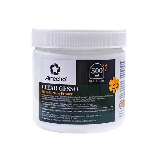 Artecho Gesso Grundierung Transparent 500 ml