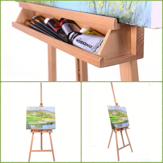 Mont Marte Atelierstaffelei - aus Buchenholz - bis 120cm hoch