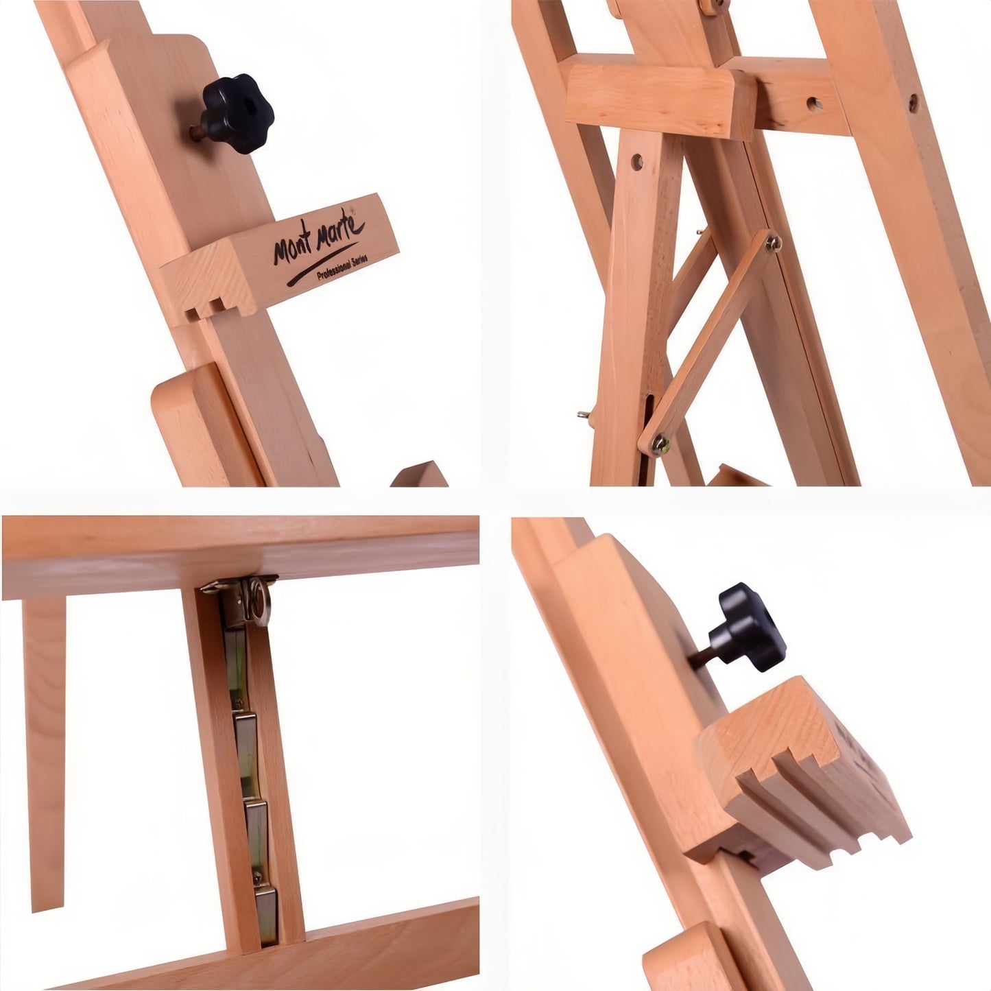 Mont Marte Atelierstaffelei - aus Buchenholz - bis 120cm hoch