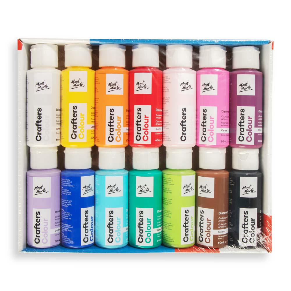Mont Marte Crafters Colour Set – 14 x 60 ml - SETL