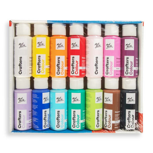 Mont Marte Crafters Colour Set – 14 x 60 ml - SETL