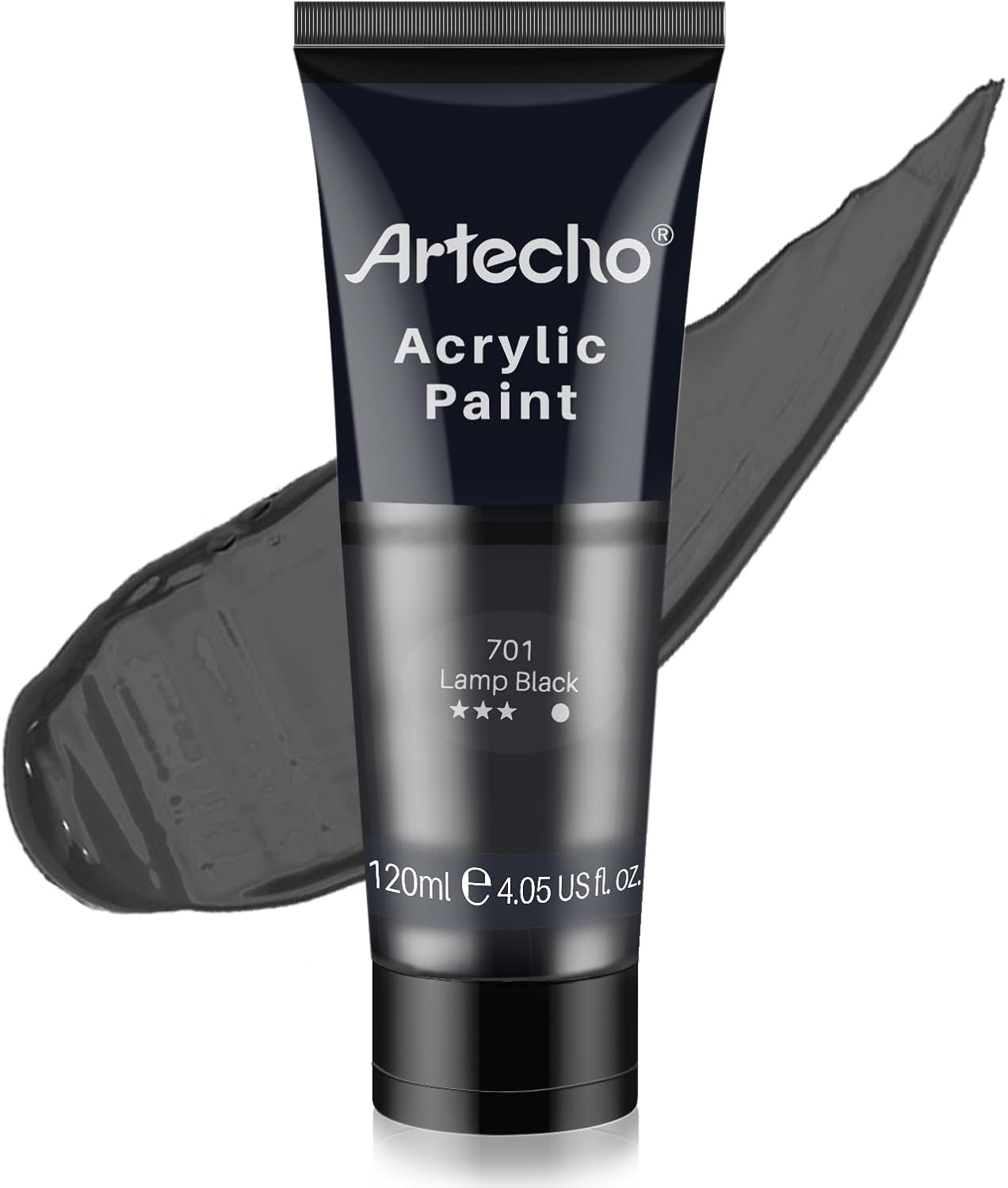 Artecho Acrylfarbe 2 x 120ml – Weiß, Schwarz, Golden, Silber & mehr Farben verfügbar - SETL