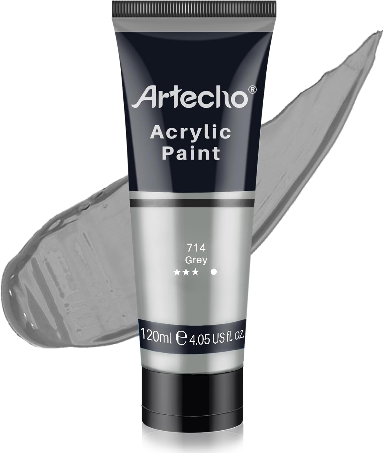 Artecho Acrylfarbe 2 x 120ml – Weiß, Schwarz, Golden, Silber & mehr Farben verfügbar - SETL