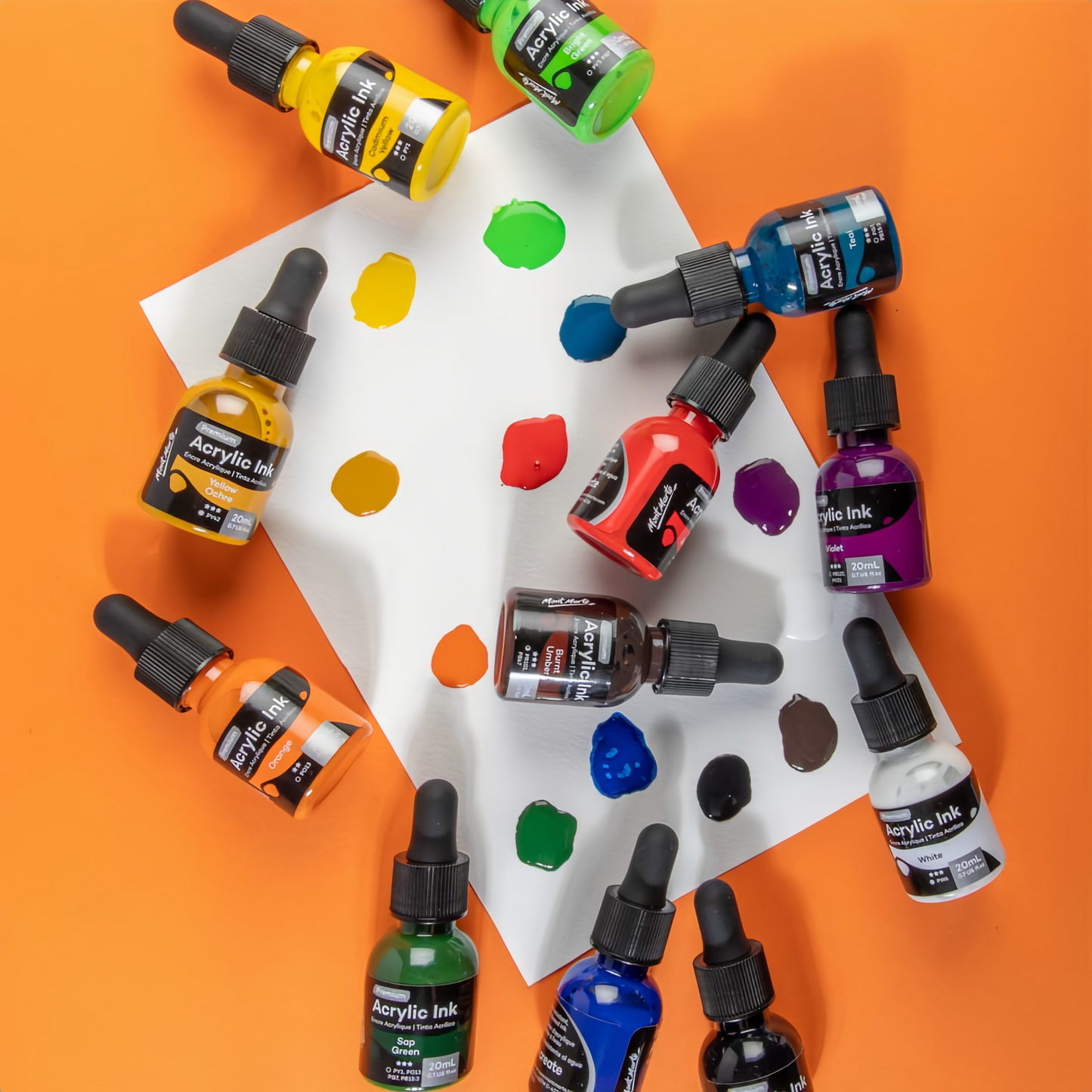 Mont Marte Premium Acryl Ink Set – 6 / 12 Farben
