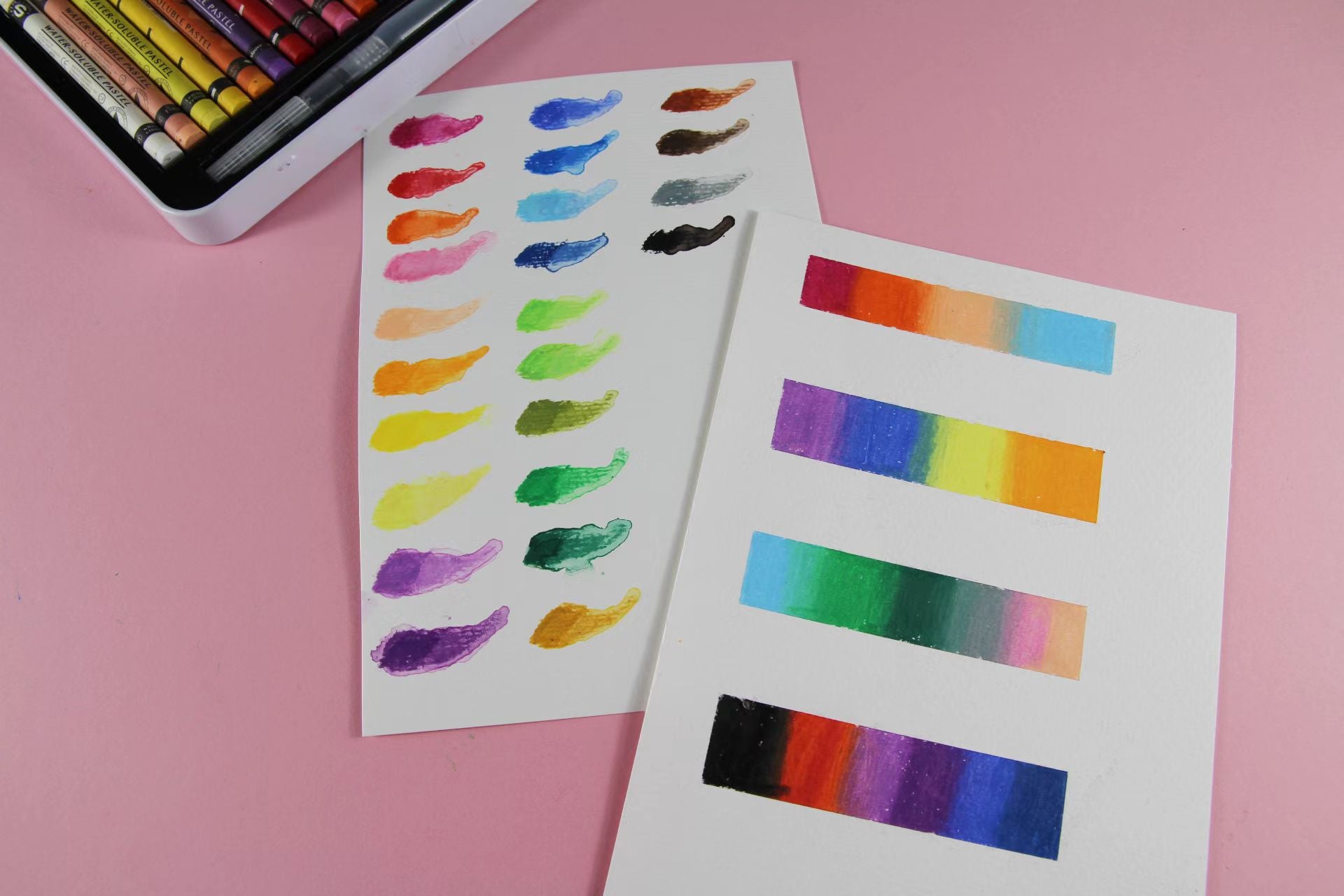 Sunny Aquarelle Pastellkreide - 12 / 25  Farben - SETL