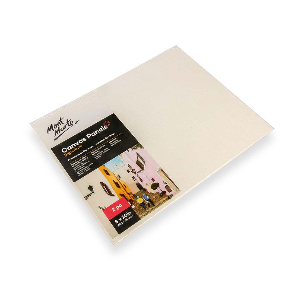 Mont Marte Leinwandplatten 20,4 x 25,4 cm, 2er Set