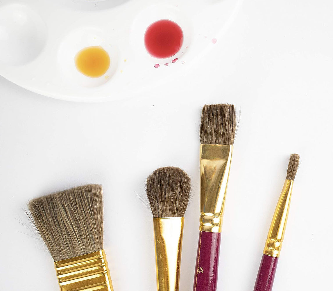 Mont Marte Mischpalette Malpalette Rund – 17cm – Ideale Farbpalette für Gouache, Acrylfarben,Wasserfarben - SETL