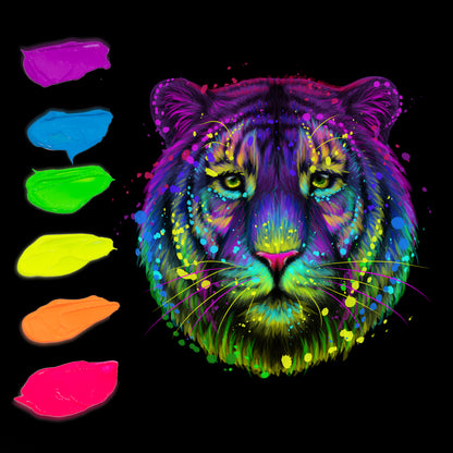 Artecho Acrylfarben Set Neon - 6x59ml in Flaschen