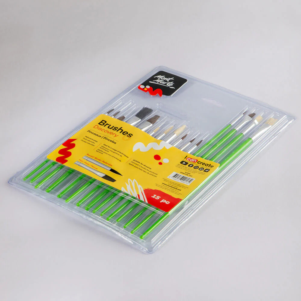 Mont Marte Discovery Pinselset 15-teilig
