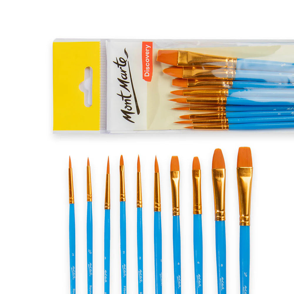Mont Marte Discovery Pinselset 10-teilig