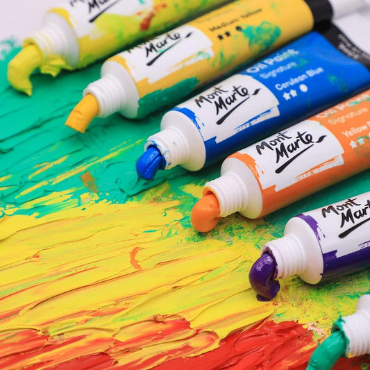 Mont Marte SIGNATURE Ölfarben Set – 24 x 12 ml - SETL