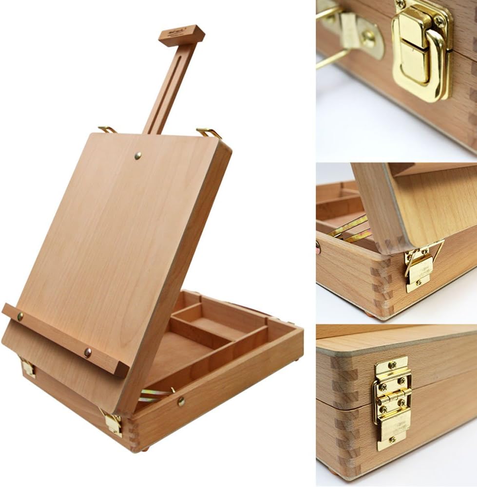 Mont Marte Signature Tischboxstaffelei – aus Buchenholz - 9,5cm hoch