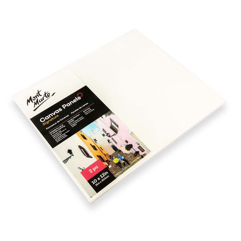 Mont Marte Leinwandplatten 25,4 x 30,5 cm, 2er Set