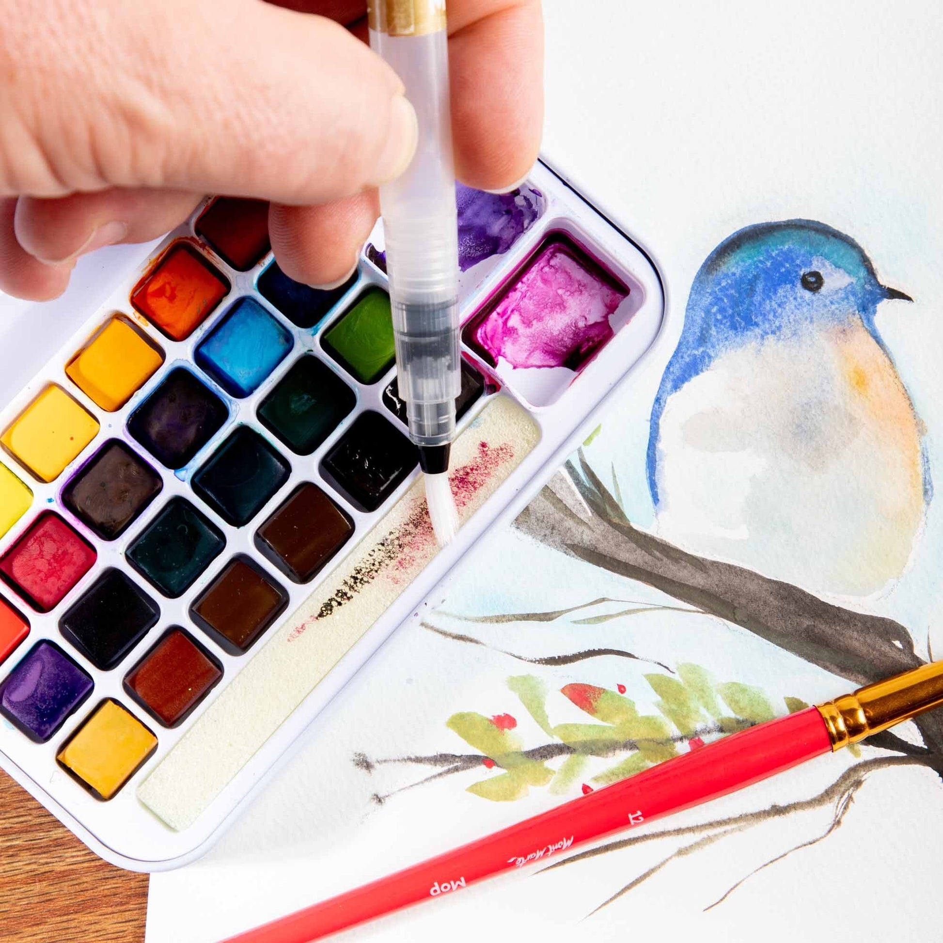 Mont Marte Premium Aquarellfarben Set  - 24 / 36 Farben - SETL
