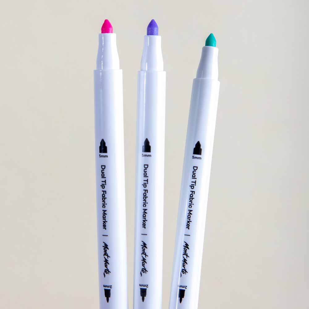 Mont Marte Textilmarker Set 12 Farben - SETL