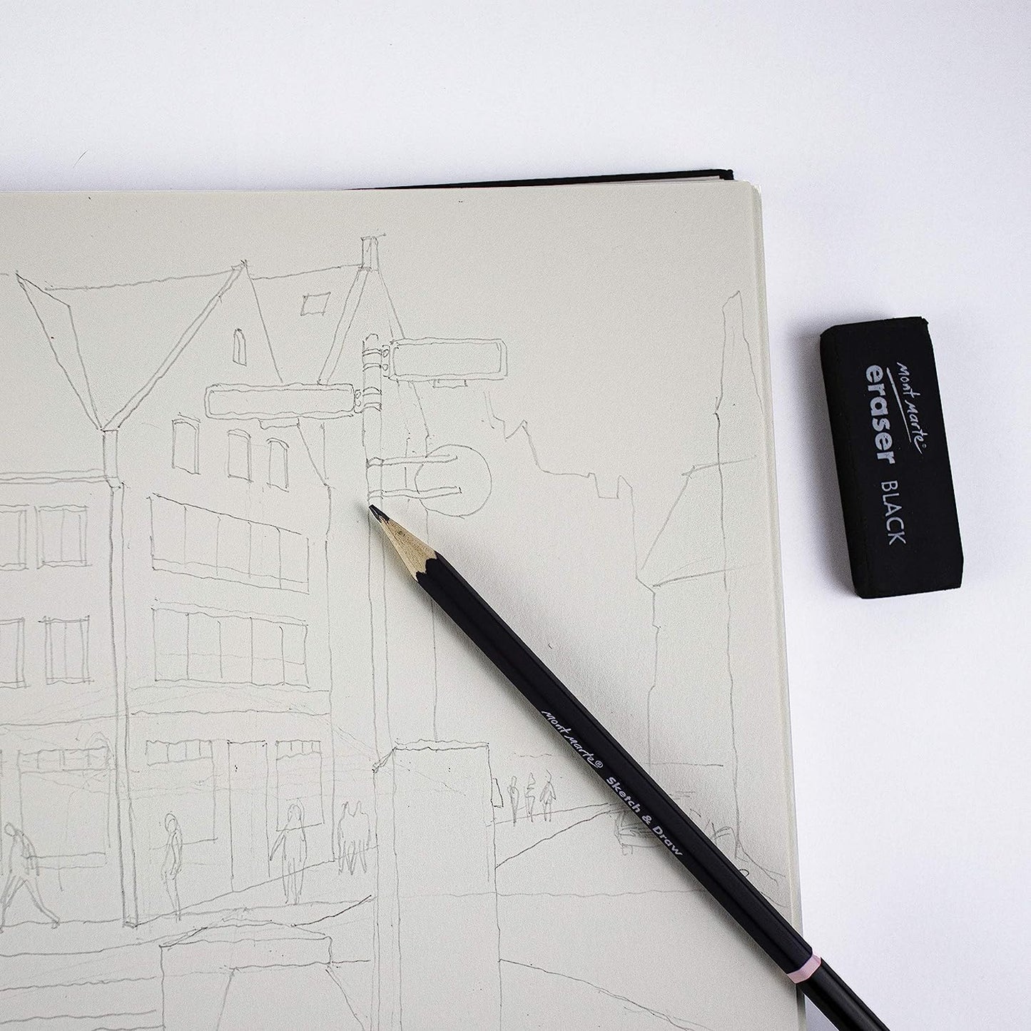 Mont Marte Künstler Radiergummi Set 4-teilig