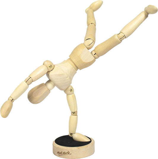 Mont Marte Gliederpuppe - 20cm hoch, magnetisch
