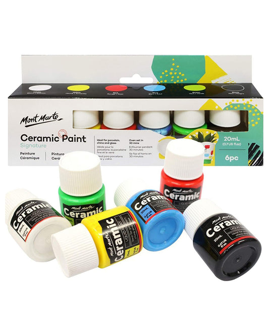 Mont Marte Signature Keramikfarben - 6 / 26 Farben - SETL
