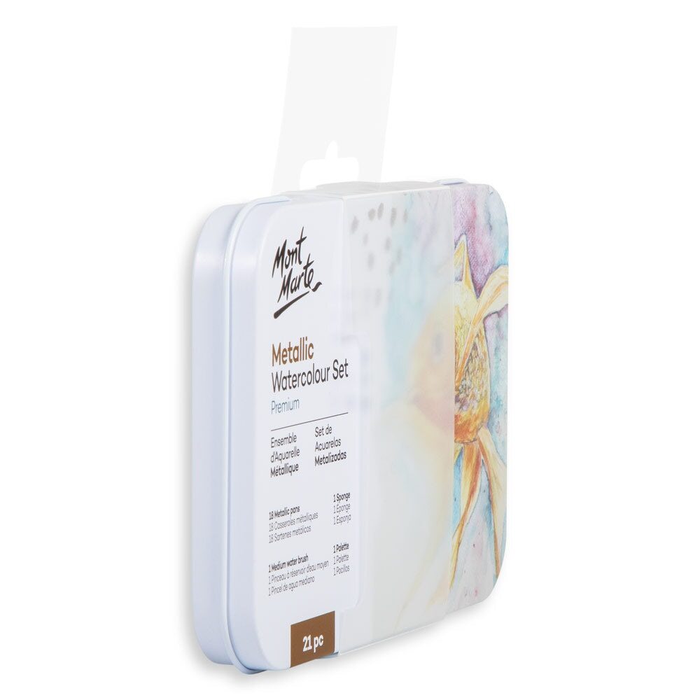 Mont Marte Metallic Aquarell Set 18 farben - SETL